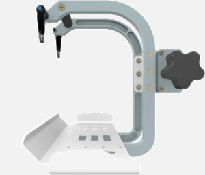 Hillaero OXYLOG FAA certified mountable bracket for Air Ambulance Airmed Helicopter or Fixed Wing Aircraft SIDE